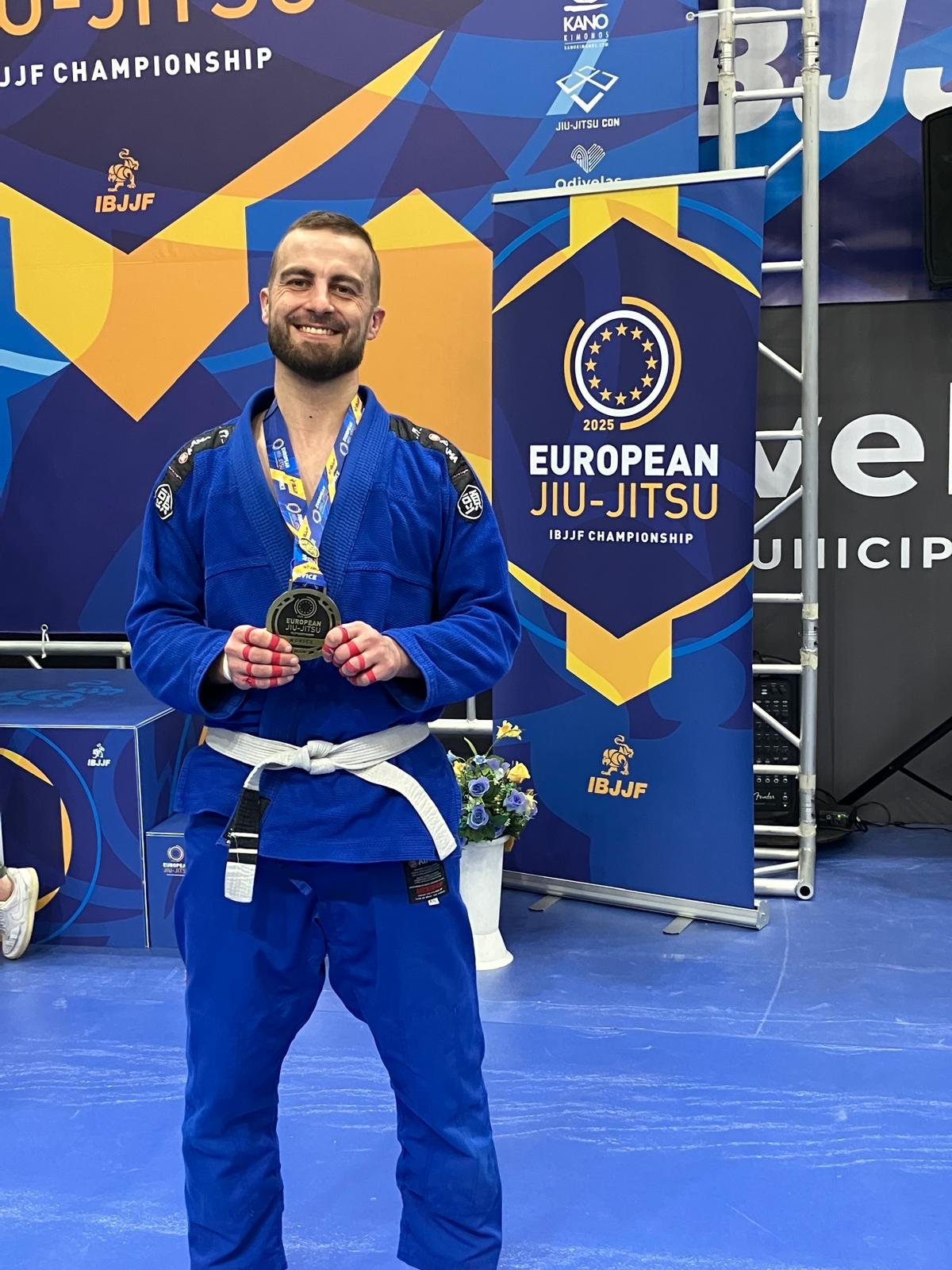 Médaille lors du championnat d'Europe de Jiu-Jitsu Brésilien