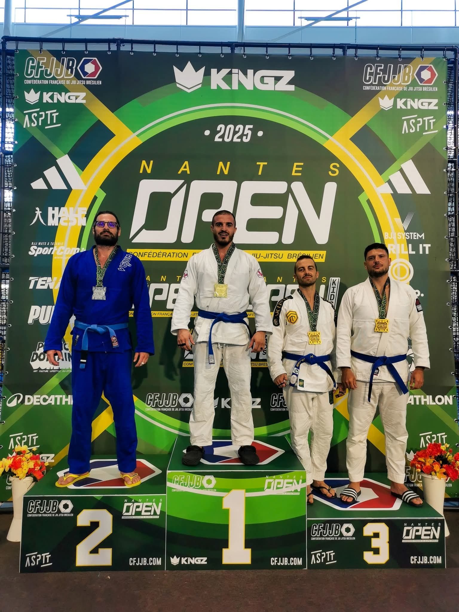 Podium du Nantes Open 2025